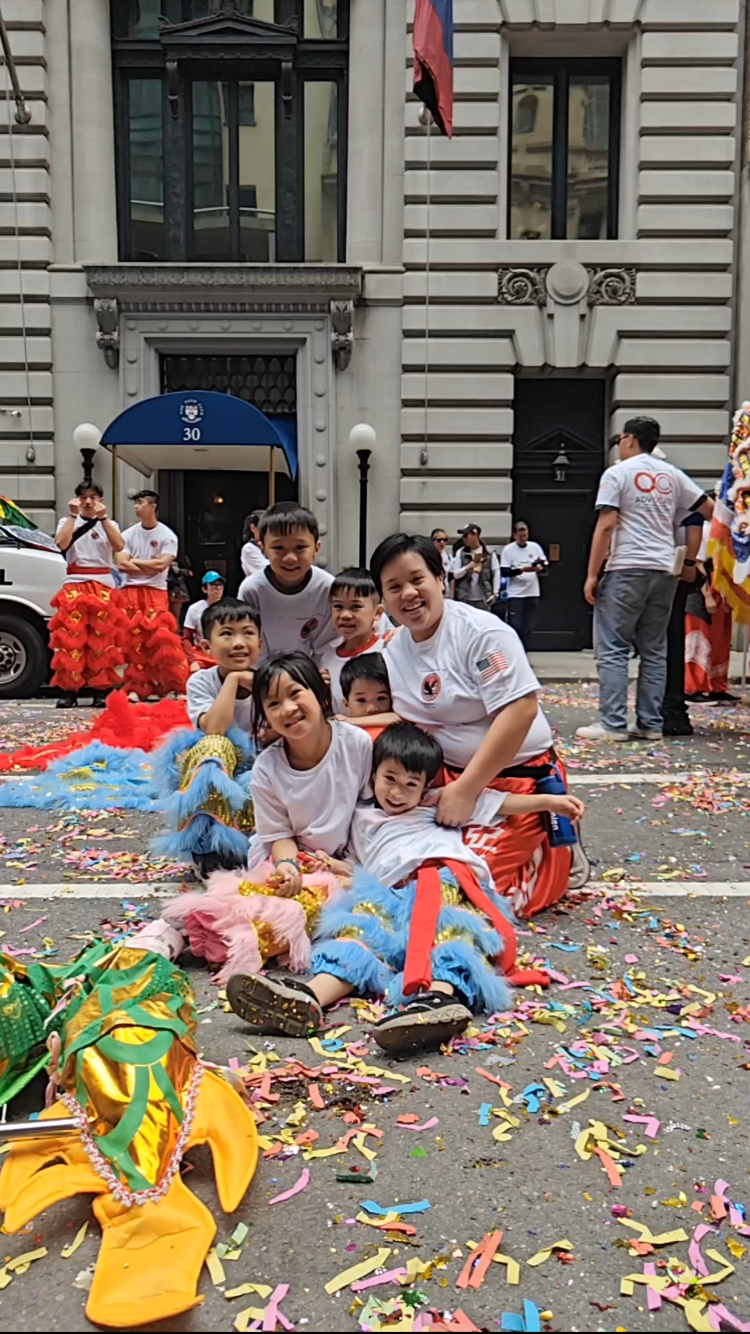 Bao Bao Lion performers posing together